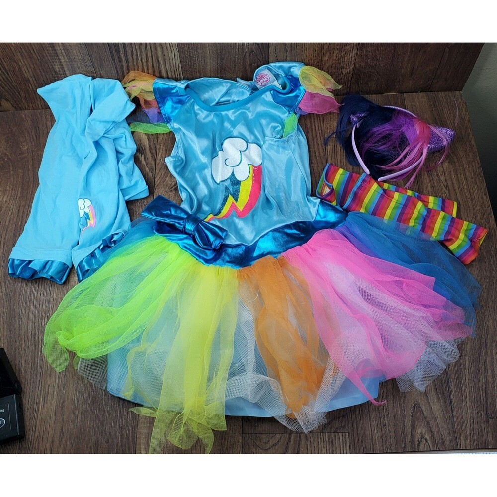 Rainbow Dash My Little Pony Fancy Dress Child Costume Small 4-6